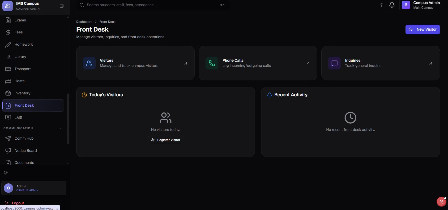 Front Desk